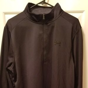 Under Armour Mens Coldgear 1/4 Zip Black NWT